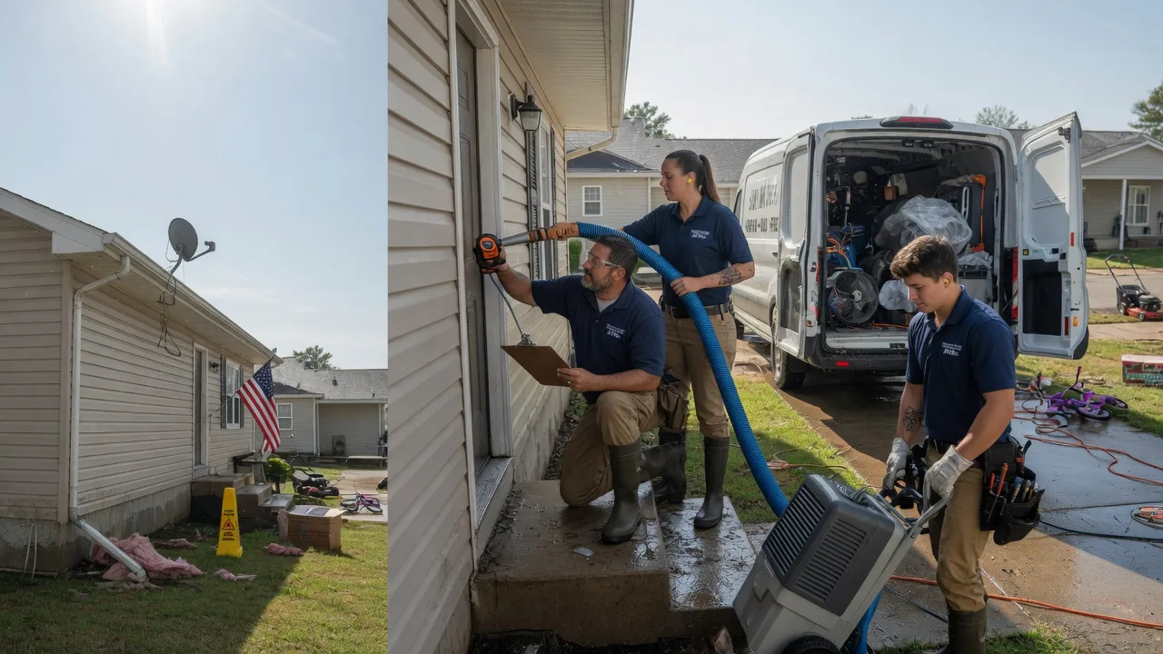 Ceiling Water Damage Restoration in Enterprise, MS near me
